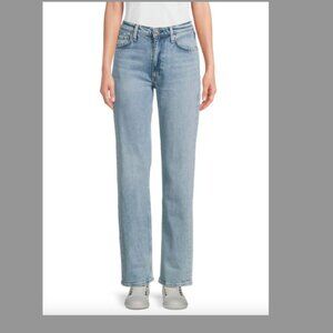 Rag & Bone Harlow Mid-Rise Straight Jeans